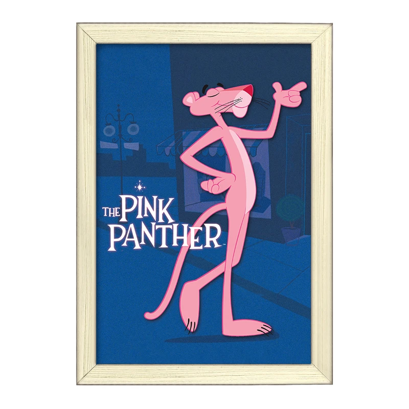 تابلو خندالو طرح پلنگ صورتی Pink Panther  کد 1405