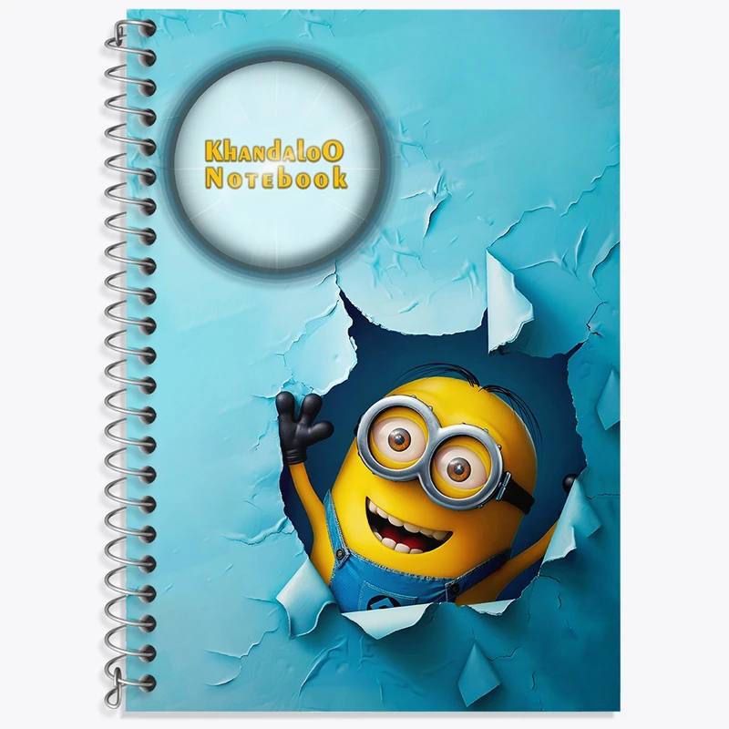 دفتر نت موسیقی 50 برگ خندالو طرح مینیون ها (Minions) کد N9478