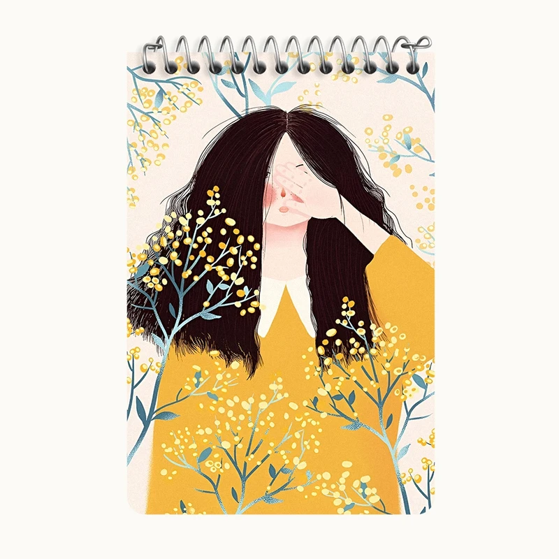 دفتر یادداشت 50 برگ خندالو طرح دخترانه کد F11112