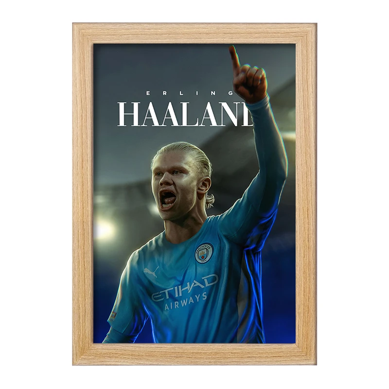 تابلو خندالو طرح ارلینگ هالند (Erling Haaland) کد F14276