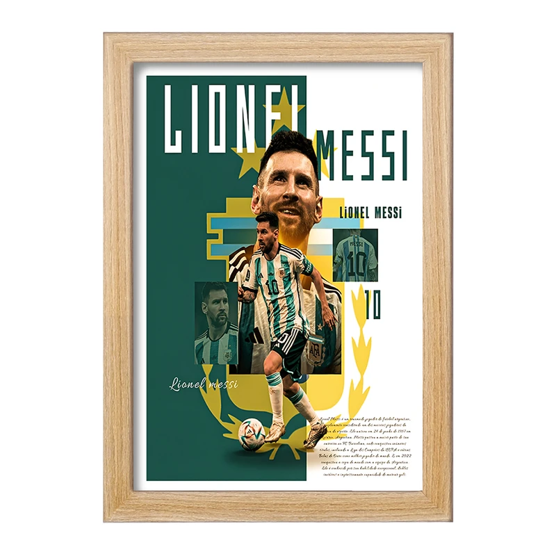 تابلو خندالو طرح لیونل مسی کد F13514