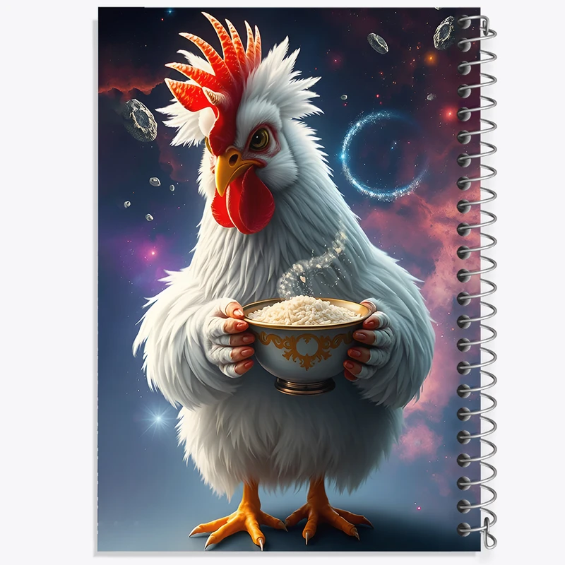 دفتر نقاشی 50 برگ خندالو طرح خروس کد F11671