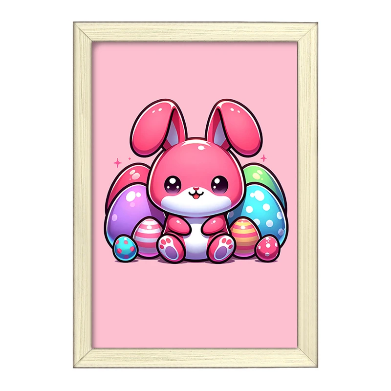 تابلو خندالو طرح خرگوش کیوت کد F7724