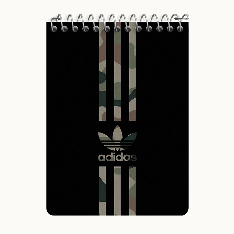 دفتر یادداشت 50 برگ خندالو طرح آدیداس (Adidas) کد N7560