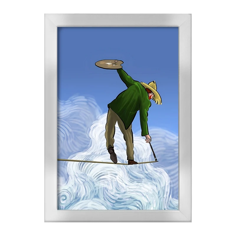 تابلو خندالو طرح ونسان ونگوگ کد F8810