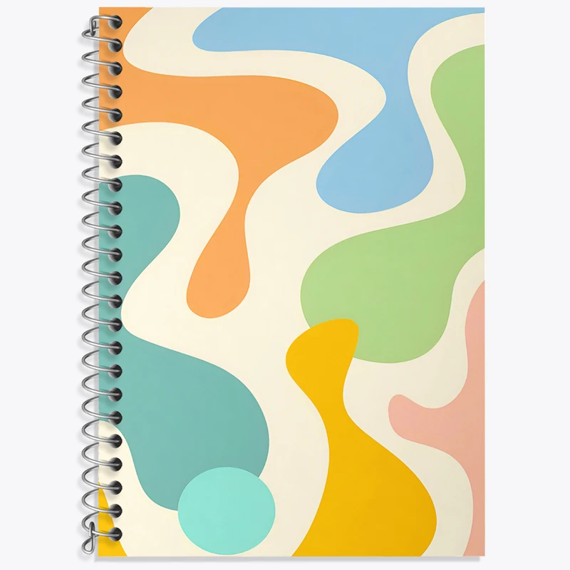 دفتر زبان دوخط 50 برگ خندالو طرح فانتزی کد N6789