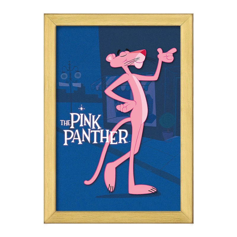 تابلو خندالو طرح پلنگ صورتی Pink Panther  کد 1405