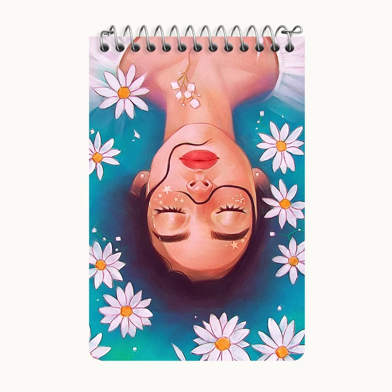 دفتر یادداشت 50 برگ خندالو طرح دخترانه کد F4478