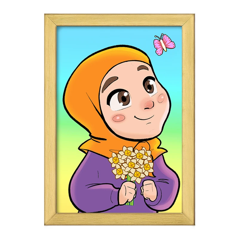 تابلو خندالو طرح نیمه شعبان کودکانه کد 25551