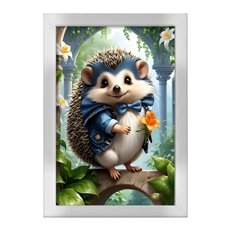 تابلو خندالو طرح جوجه تیغی کد F6752