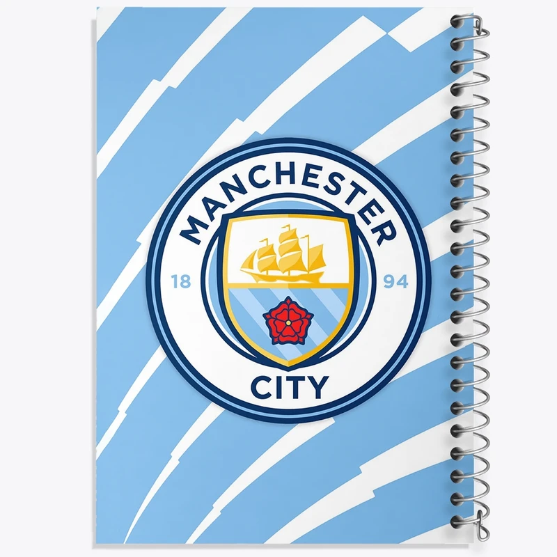 دفتر طراحی 50 برگ خندالو طرح باشگاه منچستر سیتی کد 26778