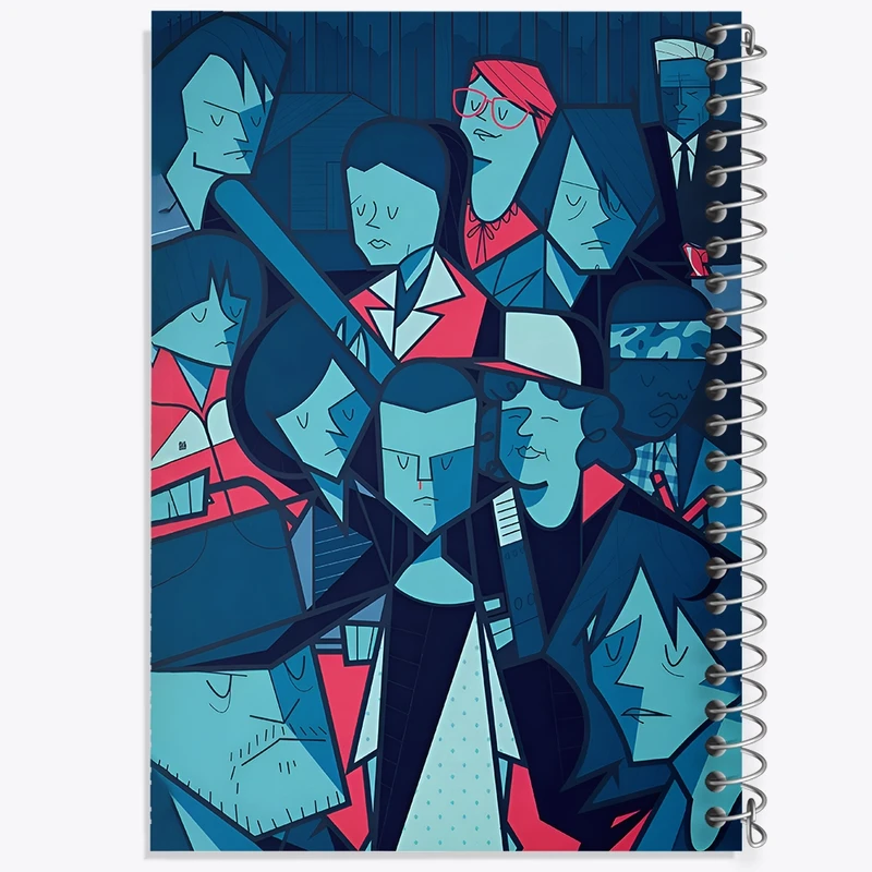 دفتر طراحی 50 برگ خندالو طرح صورتک کد N4459