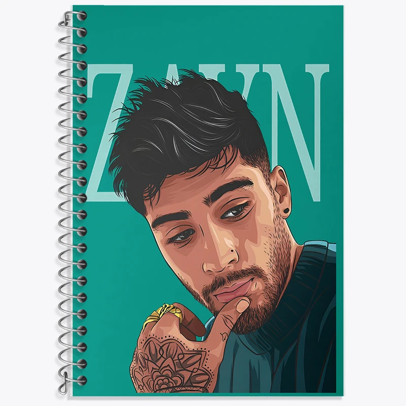 دفتر نت موسیقی 50 برگ خندالو طرح زین مالک (Zayn Malik) کد F10226