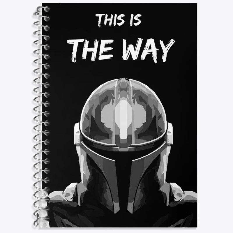 دفتر زبان دوخط 50 برگ خندالو طرح جنگ ستارگان (Star Wars) کد F10752