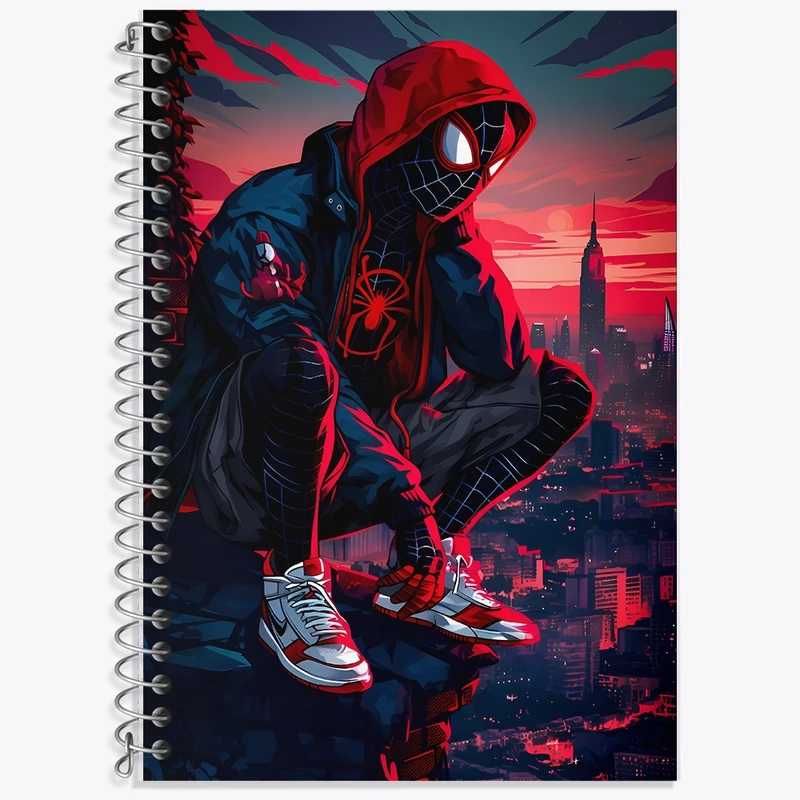 دفتر لغت 50 برگ خندالو طرح مرد عنکبوتی کد F8995