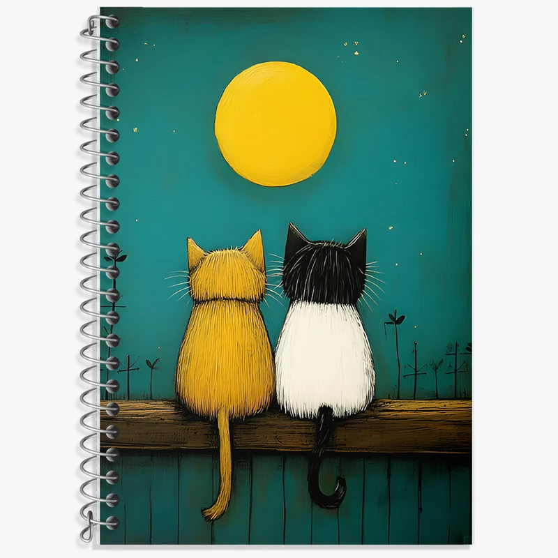 دفتر نت موسیقی 50 برگ خندالو طرح گربه ها کد F12696