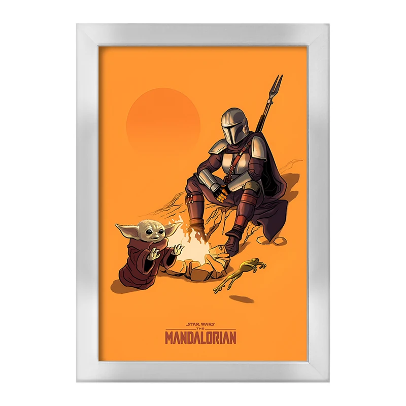 تابلو خندالو طرح مندلورین (The Mandalorian) کد F13753