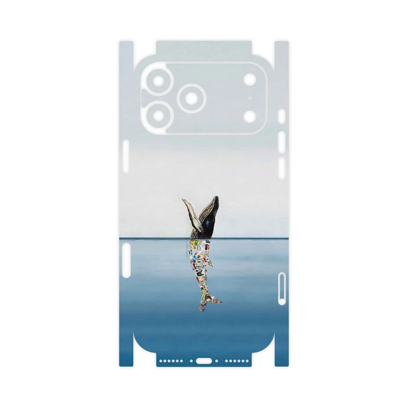 برچسب پوششی ماهوت مدل Collage of Sea Trash-FullSkin مناسب برای گوشی موبایل اپل iPhone 17 Pro Max