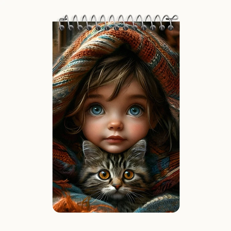 دفتر یادداشت 50 برگ خندالو طرح دخترانه کد F9530