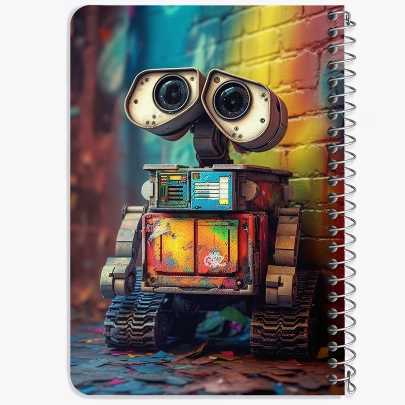 دفتر یادداشت 50 برگ خندالو طرح وال ای (WALL-E) کد F1961