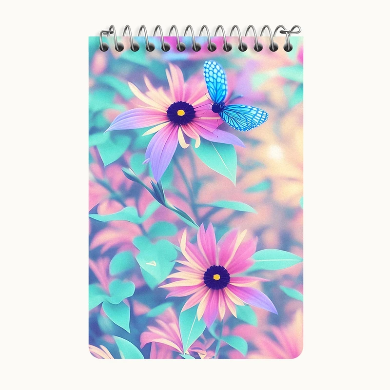 دفتر یادداشت 50 برگ خندالو طرح گل کد F10925