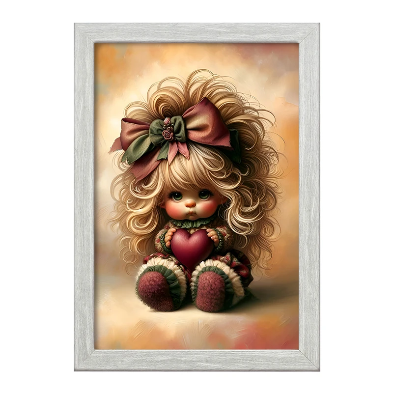 تابلو خندالو طرح دخترانه کیوت کد F7508