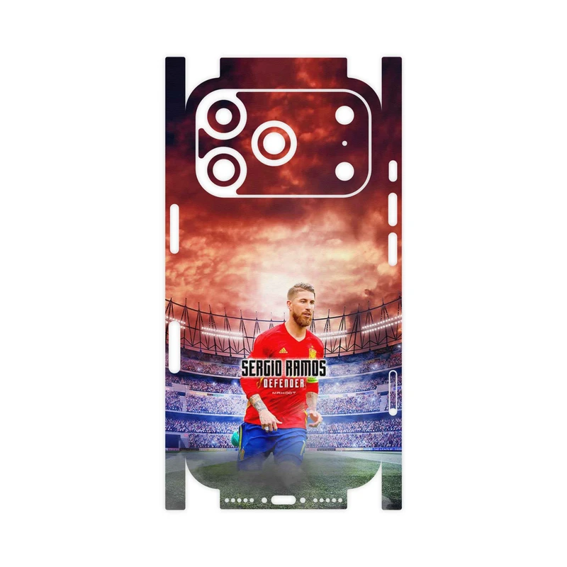 برچسب پوششی ماهوت مدل Sergio Ramos-FullSkin مناسب برای گوشی موبایل اپل iPhone 17 Pro