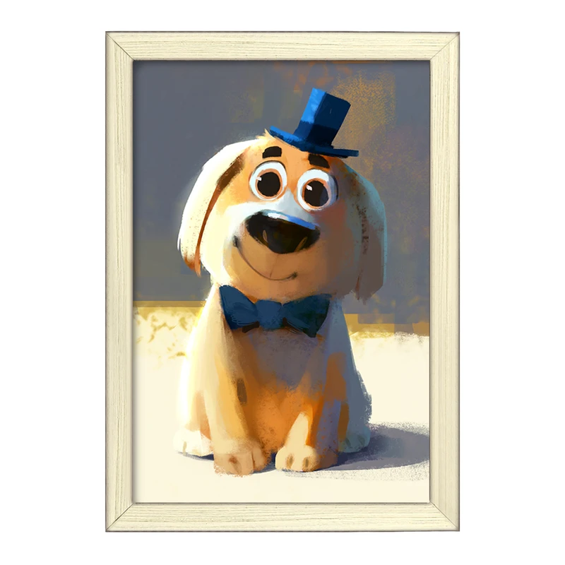 تابلو خندالو طرح سگ (Dog) کد F919