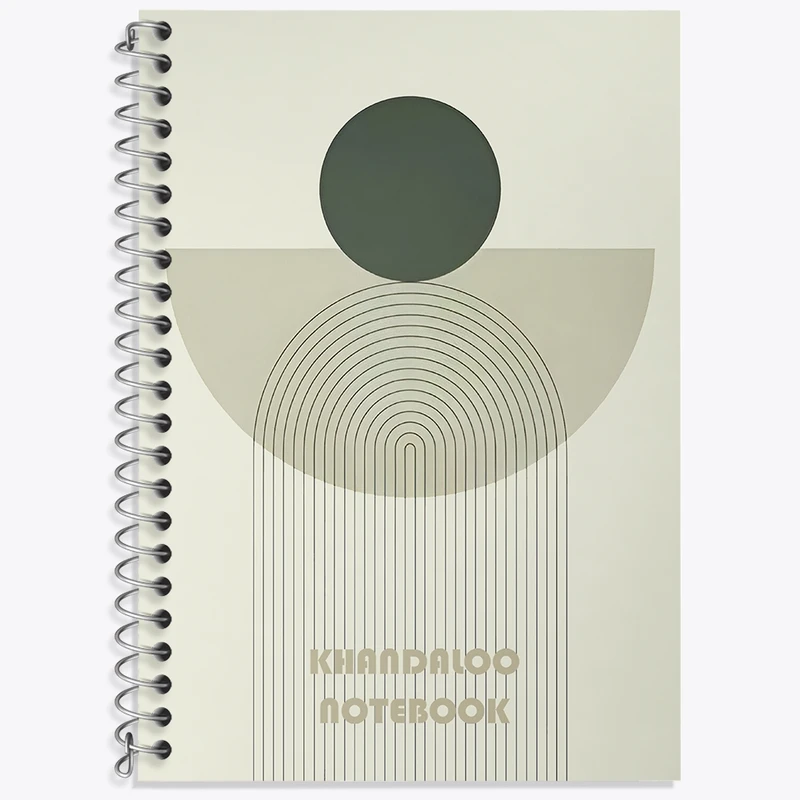 دفتر زبان 50 برگ خندالو مدل سه خط طرح مدرن کد N8637