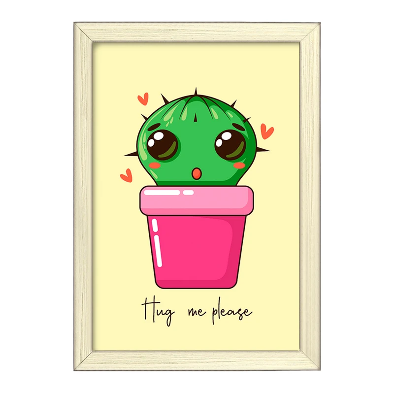 تابلو خندالو طرح کاکتوس کد 25481