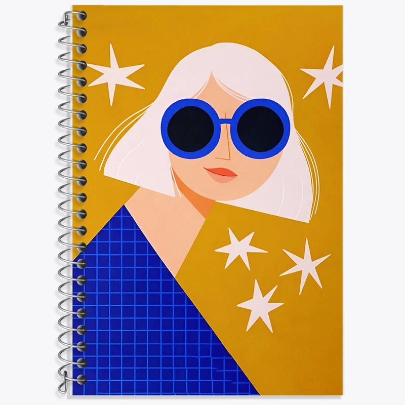 دفتر نت موسیقی 50 برگ خندالو طرح دخترانه کد F8859