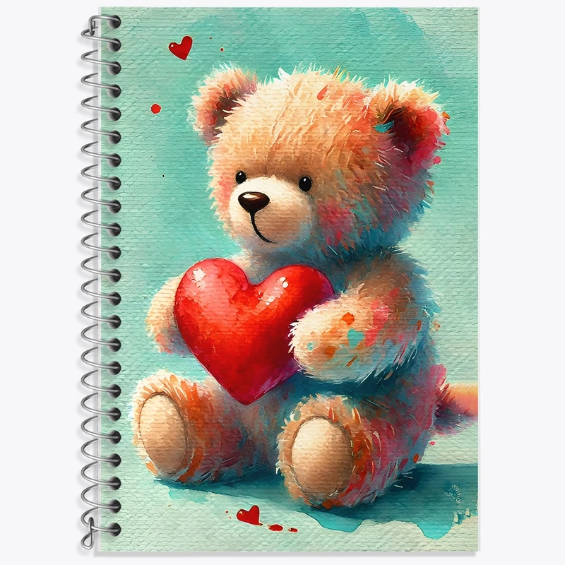 دفتر لغت 50 برگ خندالو طرح خرس بامزه کد F11752