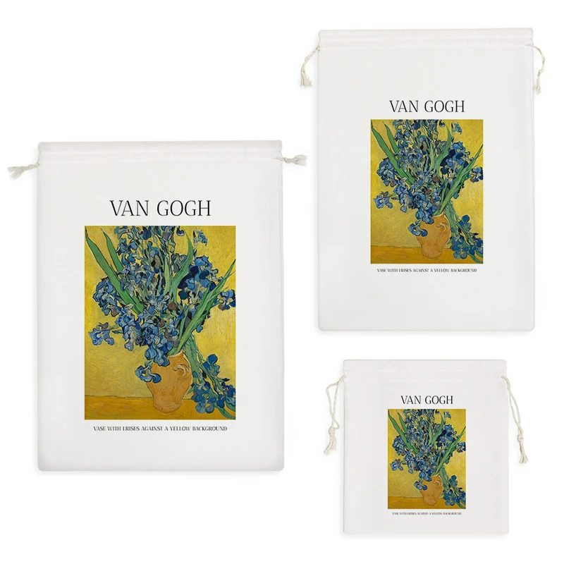 نظم دهنده خندالو مدل گلدان زنبق ونسان ونگوگ کد H2023 مجموعه 3 عددی