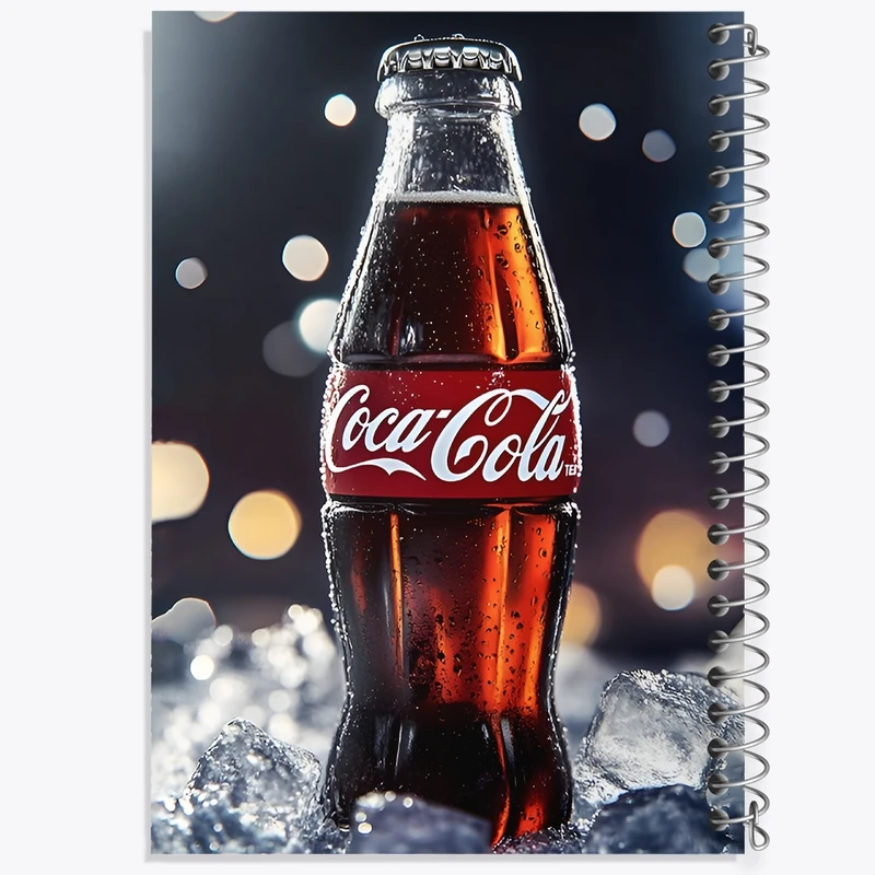 دفتر طراحی 50 برگ خندالو طرح نوشابه کوکاکولا کد F11767
