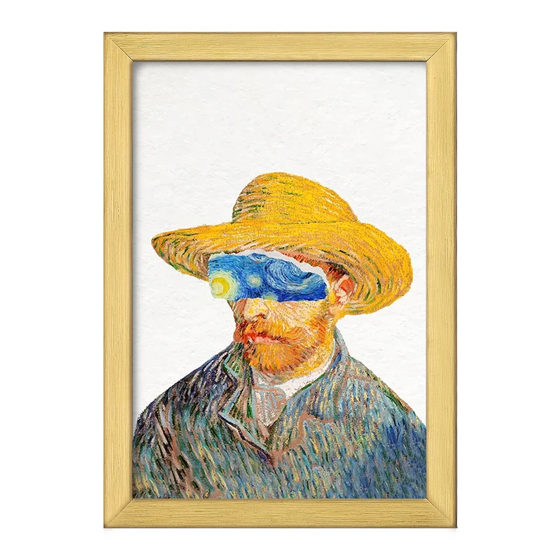 تابلو خندالو طرح ونسان ونگوگ کد 25445