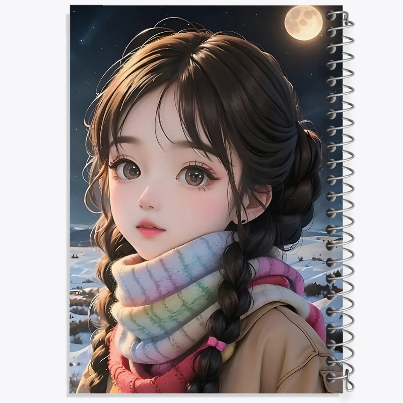 دفتر مشق 50 برگ خندالو طرح دخترانه کد F4191