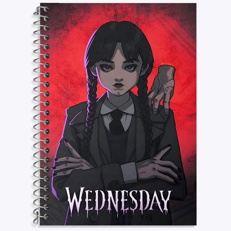 دفتر نت موسیقی 50 برگ خندالو طرح ونزدی (Wednesday) کد F4951