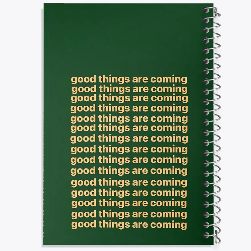 دفتر لیست خرید 50 برگ خندالو طرح Good Thing Are Coming کد F3665