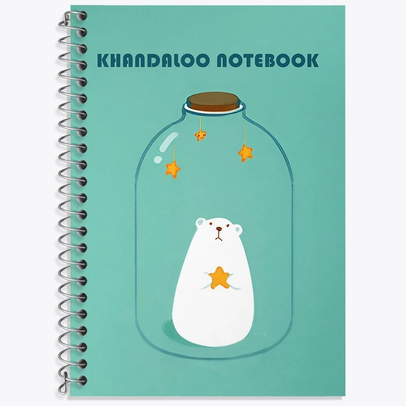 دفتر لغت 50 برگ خندالو طرح خرس تنها کد N6184