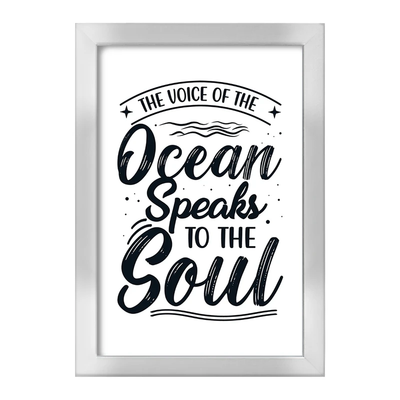 تابلو خندالو طرح Ocean Speaks To The Soul کد F1042