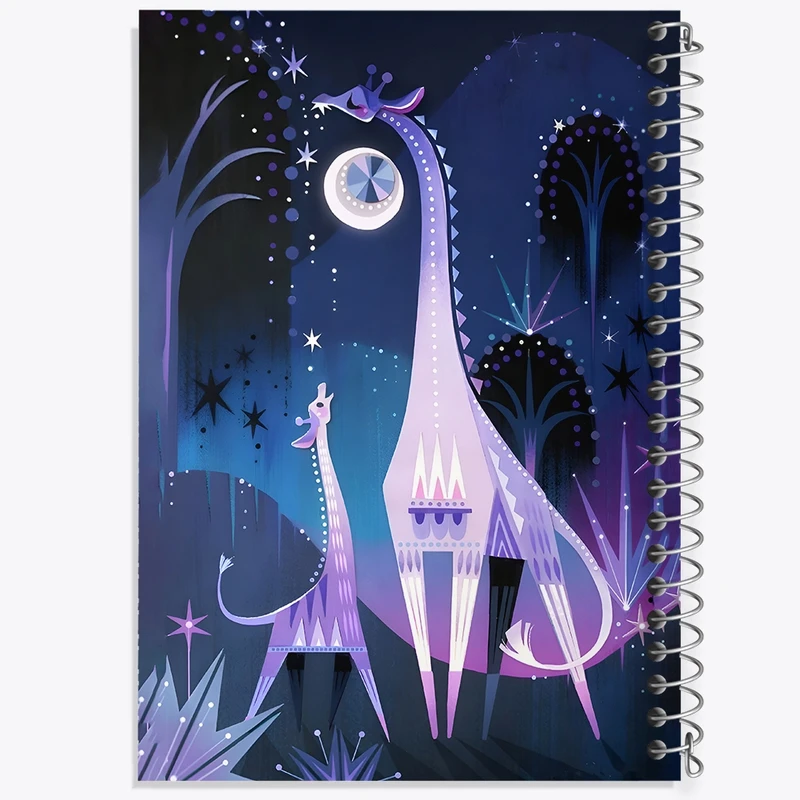 دفتر ژورنال نویسی 50 برگ خندالو مدل نقطه ای طرح زرافه کیوت کد F4906