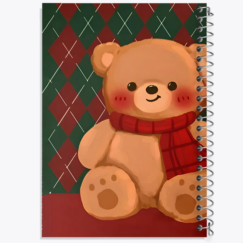 دفتر مشق 100 برگ خندالو طرح خرس بامزه کد N6463