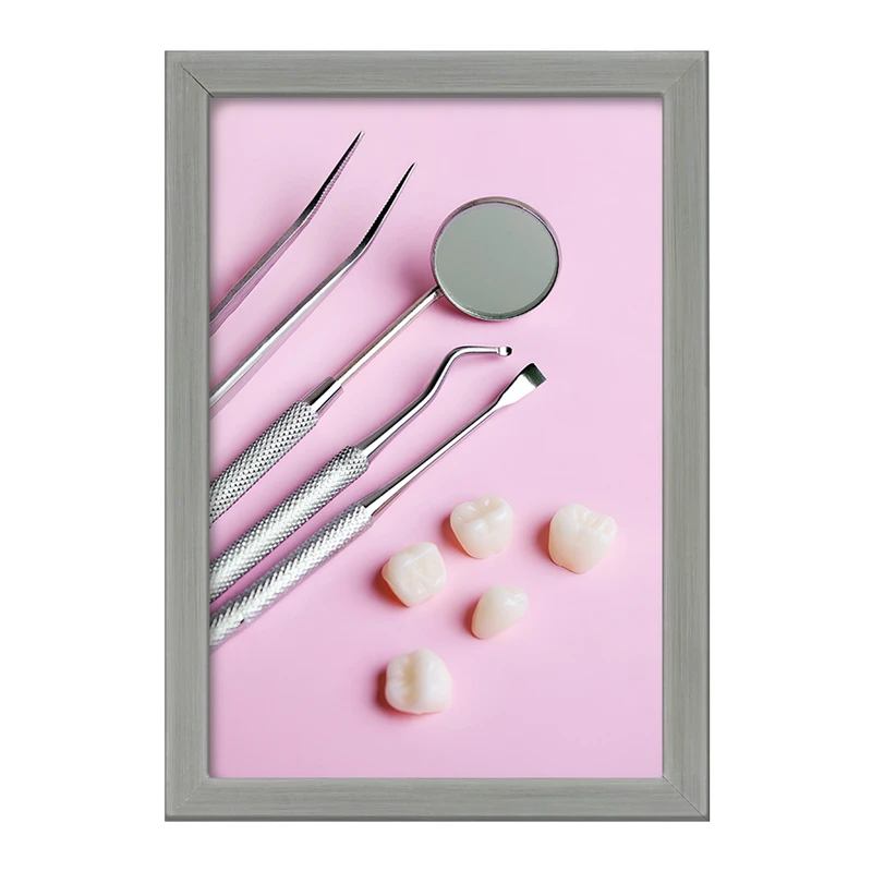 تابلو خندالو طرح دندان و دندان پزشکی کد F9824