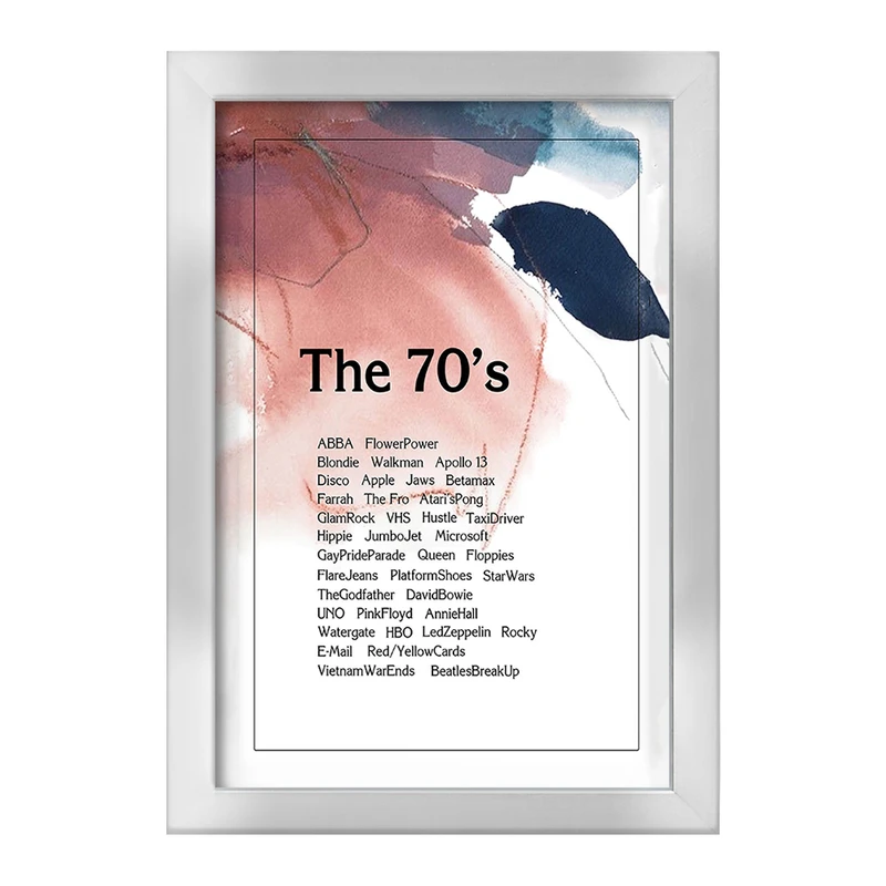 تابلو خندالو طرح دهه 70 کد F11483