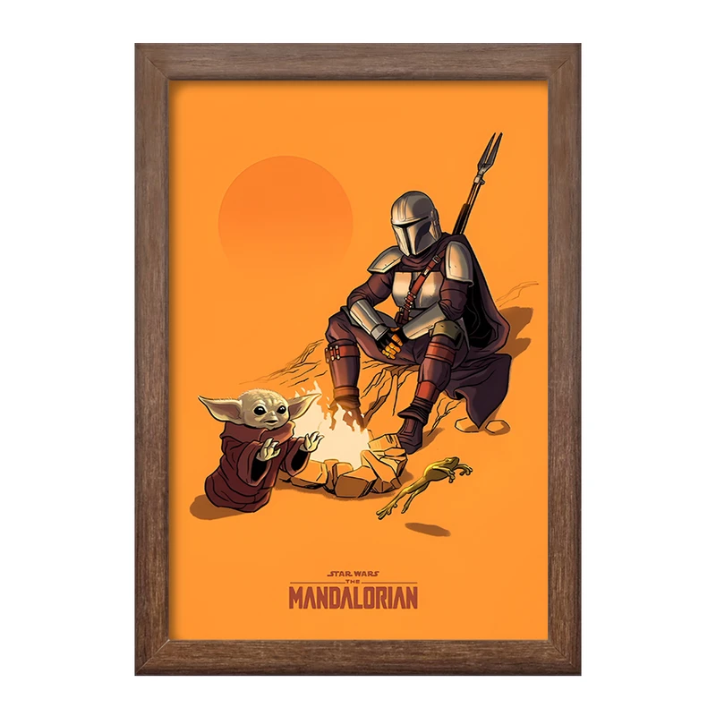 تابلو خندالو طرح مندلورین (The Mandalorian) کد F13753