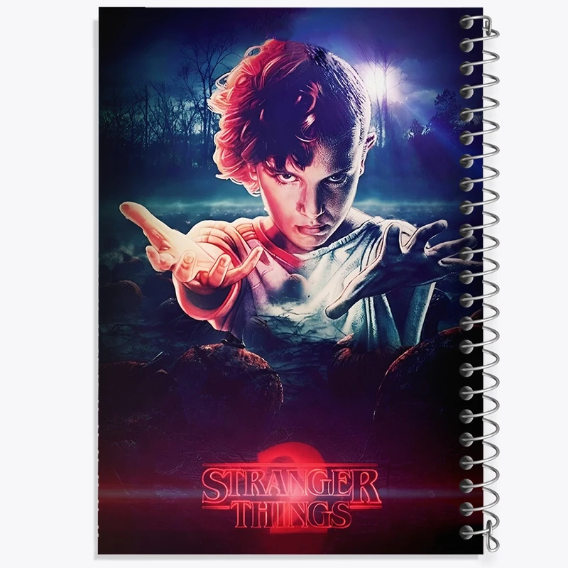 دفتر شطرنجی 50 برگ خندالو طرح استرنجر تینگز (Stranger Things) کد F10166