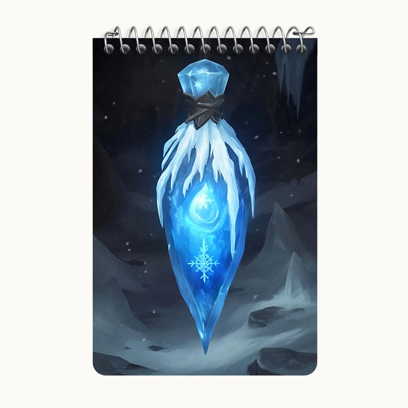 دفتر یادداشت 50 برگ خندالو طرح یخ کد F10770