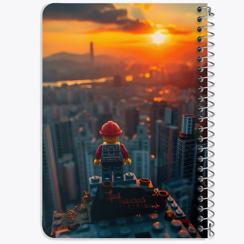دفتر یادداشت 50 برگ خندالو طرح لگو (Lego) کد N2922