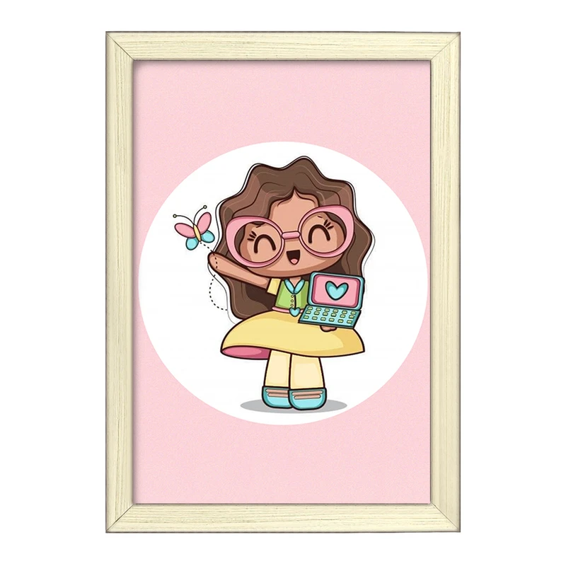 تابلو خندالو طرح دخترانه فانتزی کد 25735