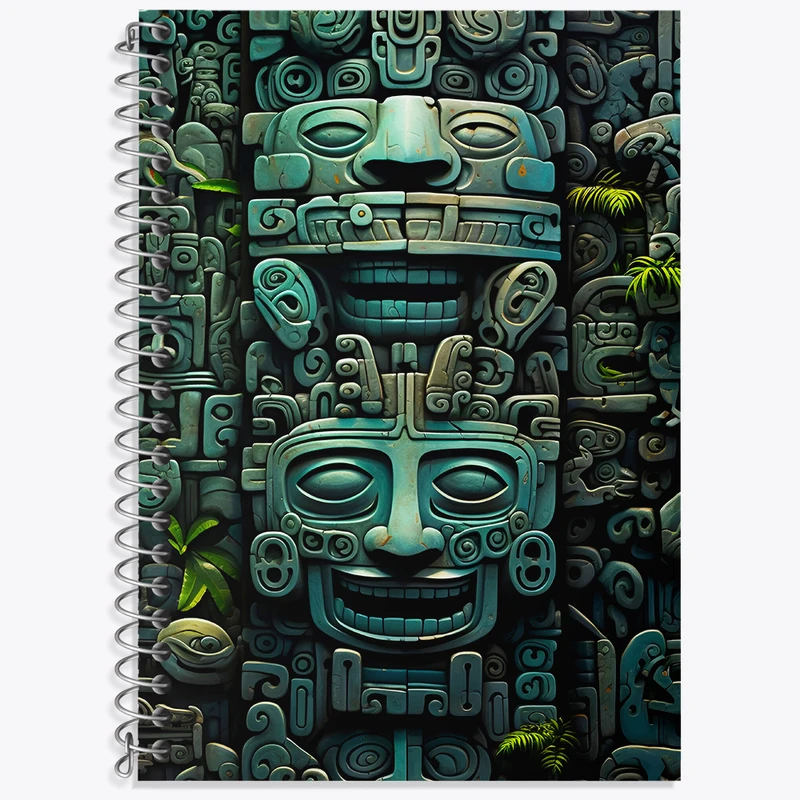 دفتر زبان دوخط 50 برگ خندالو طرح خدای مصر کد F4856